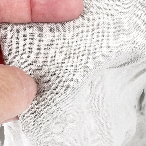 Bellambra Italy Linen Dress LT GREY TIERED SIZE MEDIUM - Picture 3 of 7